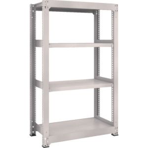 トラスコ TRUSCO トラスコ M3型中量棚 900×471×H1500 4段 単体 ネオグレー M3-5354 NG メーカー直送 代引不可