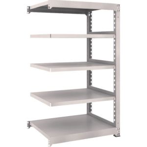 トラスコ TRUSCO トラスコ M3型中量棚 900×721×H1500 5段 連結 ネオグレー M3-5375B NG メーカー直送 代引不可
