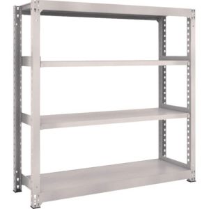 トラスコ TRUSCO トラスコ M3型中量棚 1500×471×H1500 4段 単体 ネオグレー M3-5554 NG メーカー直送 代引不可