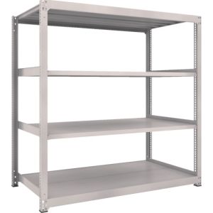 トラスコ TRUSCO トラスコ M3型中量棚 1800×921×H1800 4段 単体 ネオグレー M3-6694 NG メーカー直送 代引不可