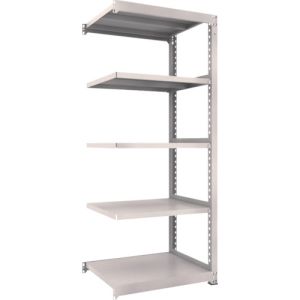 トラスコ TRUSCO トラスコ M3型中量棚 900×721×H2100 5段 連結 ネオグレー M3-7375B NG メーカー直送 代引不可