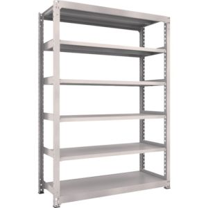 トラスコ TRUSCO トラスコ M3型中量棚 1500×571×H2100 6段 単体 ネオグレー M3-7566 NG メーカー直送 代引不可