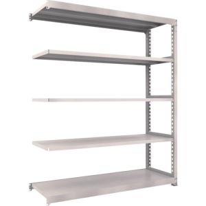 トラスコ TRUSCO トラスコ M3型中量棚 1800×571×H2100 5段 連結 ネオグレー M3-7665B NG メーカー直送 代引不可