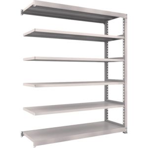 トラスコ TRUSCO トラスコ M3型中量棚 1800×571×H2100 6段 連結 ネオグレー M3-7666B NG メーカー直送 代引不可