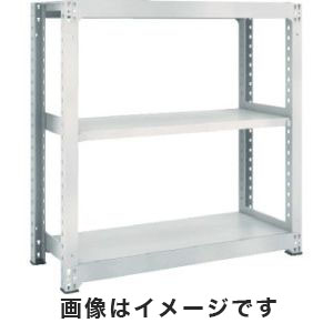 トラスコ TRUSCO トラスコ M5型中量棚 900×721×H1200 3段 単体 ネオグレー M5-4373 NG メーカー直送 代引不可