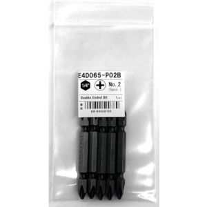 コーケン Ko-ken コーケン E4D150P02B 1/4 6.35mm H プラス両頭ビット 14mm溝/マグネット付/ブリスターパック入  全長150mm 2 2本入