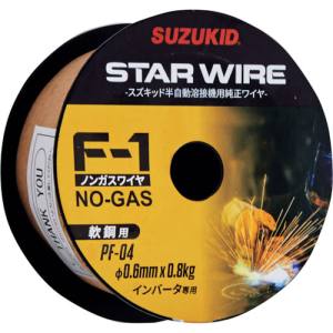 スター電器製造 スズキッド SUZUKID SUZUKID PF-04 ノンガス軟鋼 0.6×0.8kg スター電器製造 スズキッド