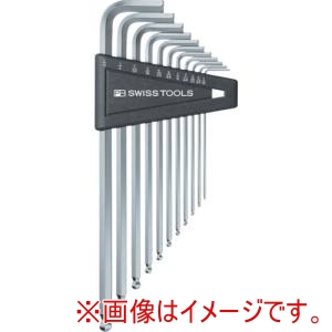 PBスイスツールズ PBスイスツールズ 212ZLH-12 ボール付ロング六角棒レンチセット パックナシ