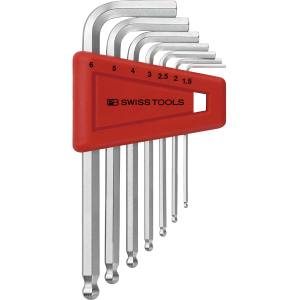 PB スイスツールズ SWISS TOOLS PB スイスツールズ 212H-6 ボール付六角棒レンチセット パックナシ