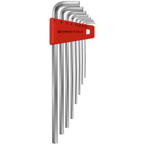 PB スイスツールズ SWISS TOOLS PB スイスツールズ 211H-8 ホルダー付六角棒レンチセット ロング パックナシ